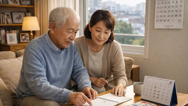 치매 진단이 내려지면 환자는 물론 돌봄을 감당해야 할 가족도 적지 않은 혼란을 겪게 된다｜출처: ChatGPT 생성