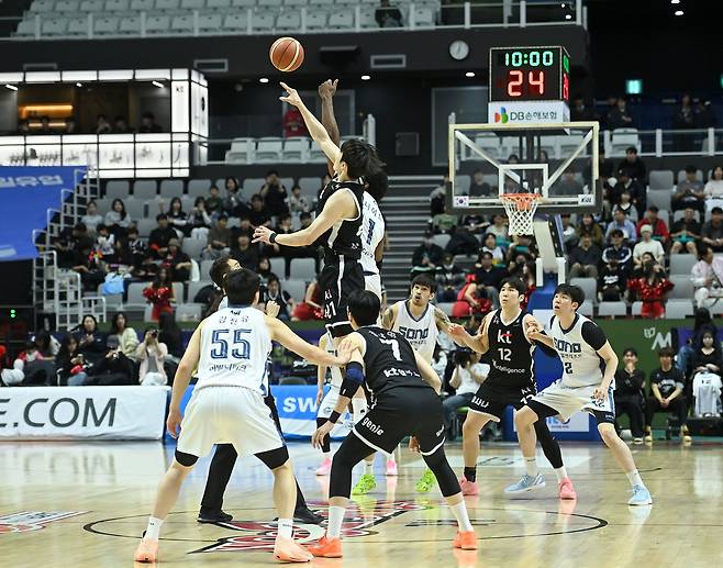 프로농구 소노와 KT의 경기 모습.(KBL 제공)
