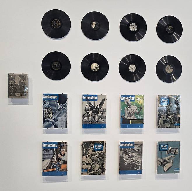 한국에서 처음 공개되는 백남준의 ‘미디어 샌드위치’. 
뉴스1