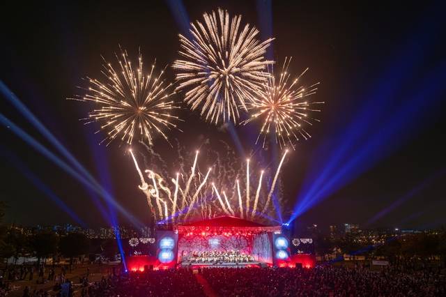 2025년 서울시향이 연 강변음악회 모습.