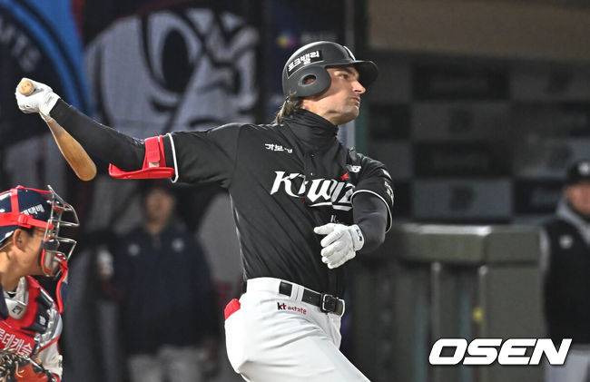 [OSEN=부산, 이석우 기자] KT 위즈 힐리어드 / foto0307@osen.co.kr