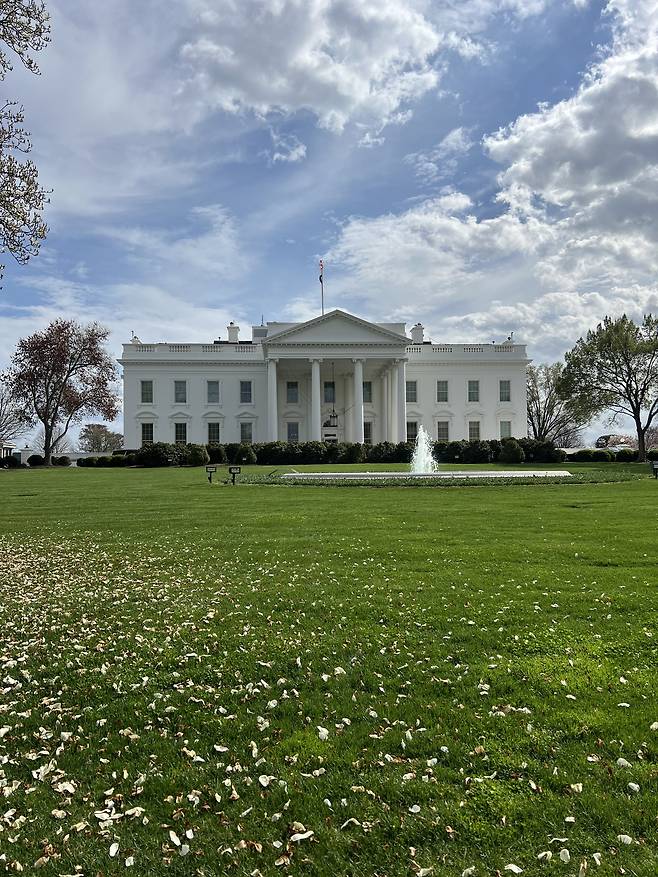 미 워싱턴DC에 있는 백악관의 모습. 이태규특파원