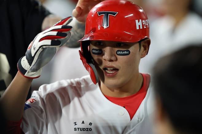 KIA 오선우는 타격 페이스를 끌어올리기 위해 퓨처스리그서 담금질하고 있다. 1군 콜업을 위해 확실한 성과를 내야 한다. 사진제공|KIA 타이거즈