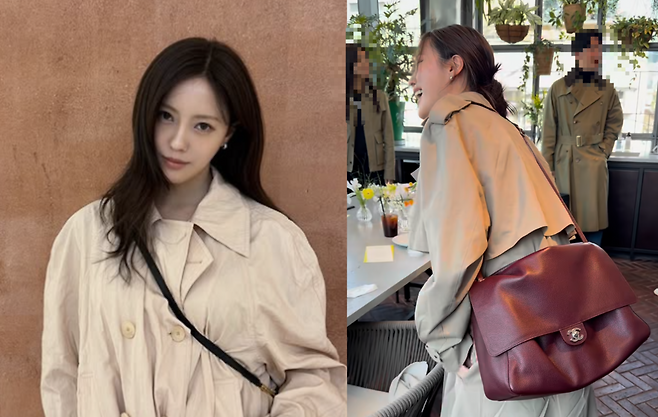 효민 인스타그램. 데페뉴 인스타그램 스토리.