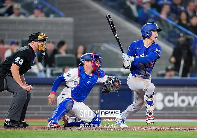 ▲ 김혜성은 7일 토론토전에 선발 출전해 2안타를 기록한 것에 이어 8일 경기에서도 1안타 1볼넷으로 활약했다