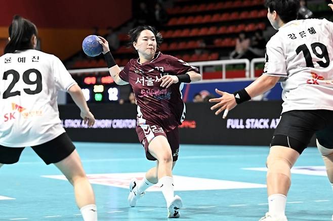 ▲ 핸드볼 H리그 여자부 득점 랭킹 2위 서울시청 우빛나 ⓒ 한국핸드볼연맹