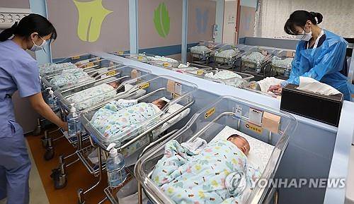 대형병원 신생아실 [연합뉴스 자료사진]