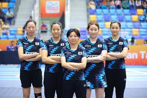 작년 탁구 아시아선수권에 참가했던 한국 여자 대표팀  [대한탁구협회 제공. 재판매 및 DB 금지]