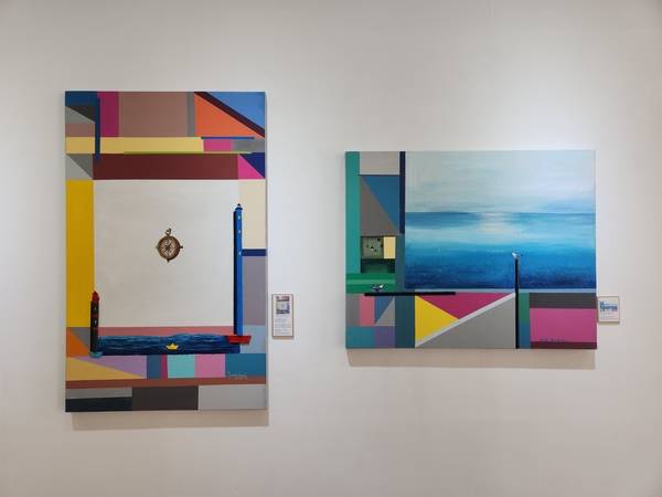 안옥희 작 '중첩된 시간'. /류민기 기자