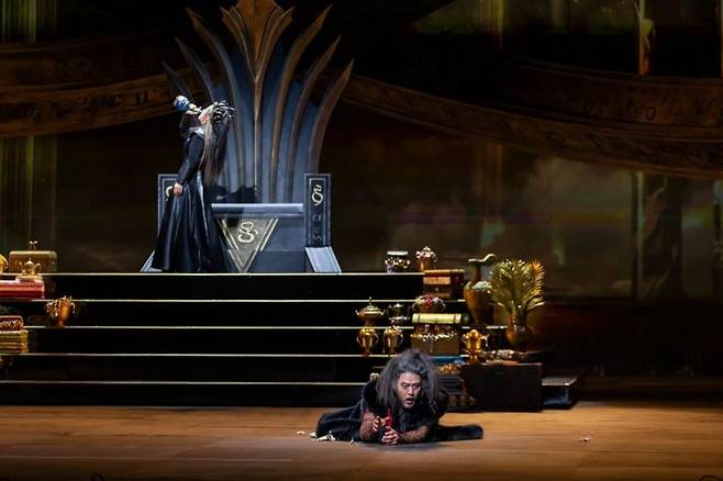 오페라 '나부코' 리허설. 서울시오페라단