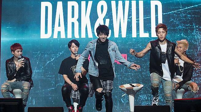 2014년 발매한 'Dark & Wild'는 강렬한 비트에 맞춘 힙합 음악이 주를 이루며 청년들이 느끼는 희망과 좌절 등을 다루고 있다