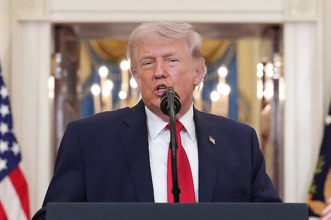 도널드 트럼프 미국 대통령. 2026.04.02 [워싱턴=AP/뉴시스]