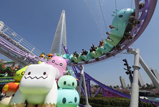 롯데월드 어드벤처 '메이플 아일랜드존' 직접 가보니