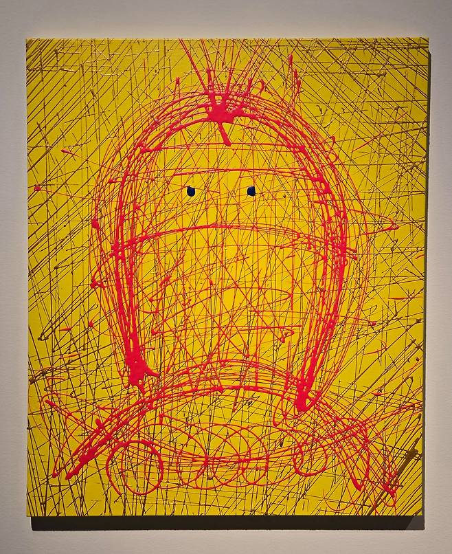 김수철의 ‘자기얼굴7’. [사진=이지영 기자]