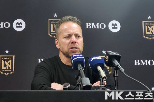 도스 산토스 LAFC 감독. 사진(美 로스앤젤레스)= 김재호 특파원