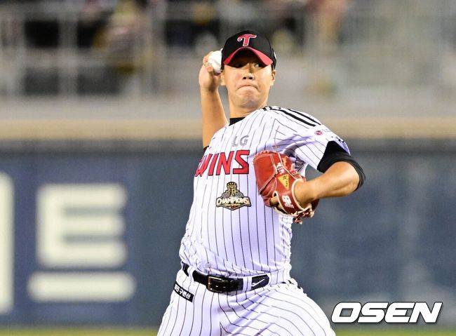 [OSEN=지형준 기자] LG 박시원. 2026.03.31 /jpnews@osen.co.kr