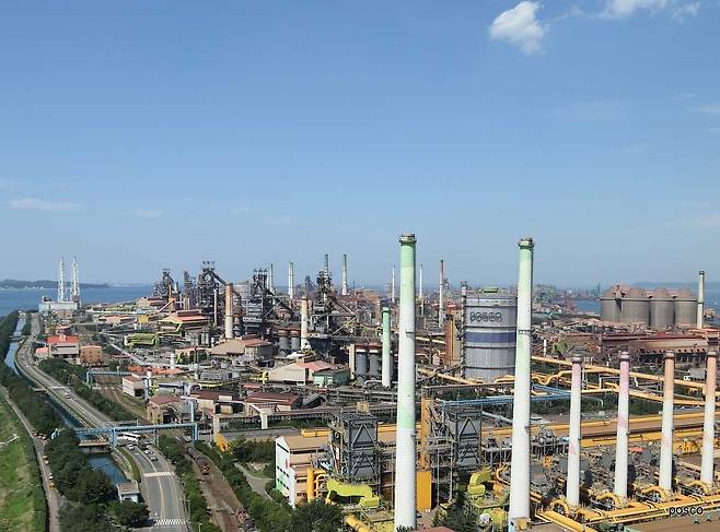 포스코 포항제철소 전경. 사진 제공=포스코