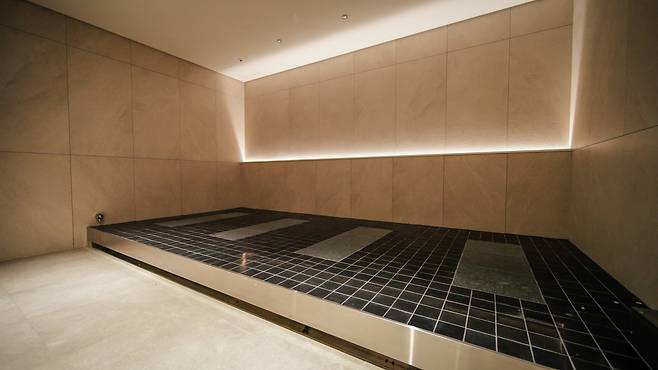 오티에르 반포의 테라피라운지. 사진 제공=포스코이앤씨