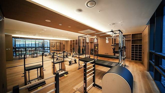 오티에르 반포의 필라테스룸. 사진 제공=포스코이앤씨