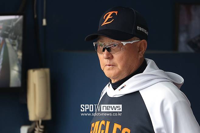 ▲ 오재원에 대한 인내심을 보여주며 팀 미래를 그리고 있는 김경문 한화 감독 ⓒ곽혜미 기자