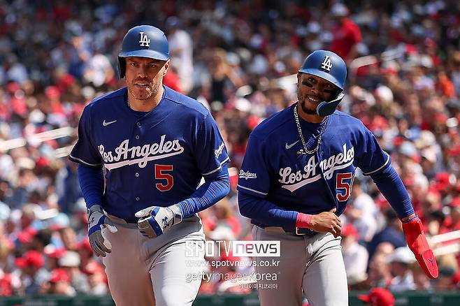 ▲ LA 다저스 프레디 프리먼(왼쪽)과 무키 베츠