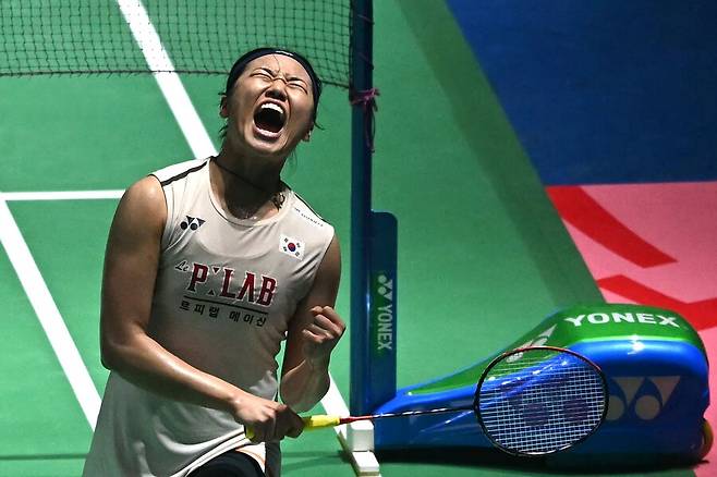 ▲ 안세영에게 아시아선수권은 특별하다. 이미 올림픽과 세계선수권, 아시안게임을 모두 석권하며 메이저 전장을 정복해 왔지만 유독 이 대회와는 연이 닿지 않았다. 커리어 그랜드슬램을 완성하기 위해 반드시 넘어야 할 마지막 관문이다. ⓒ연합뉴스/AFP