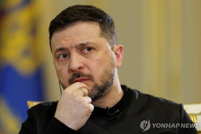 볼로디미르 젤렌스키 우크라이나 대통령 [로이터 연합뉴스 자료사진. 재배포 및 DB 금지]