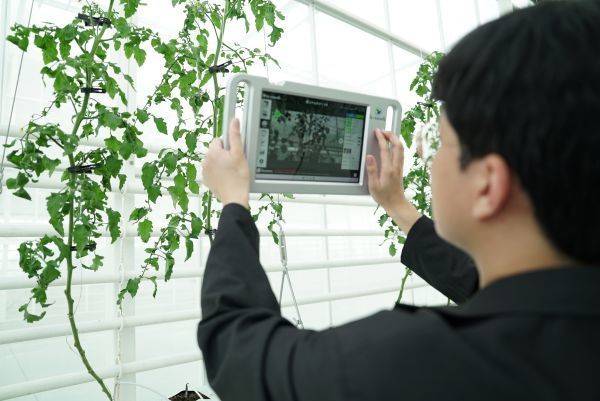 ‘AI기반 스마트농업데이터 수집·활용 서비스 시연회’./자료사진=농식품부