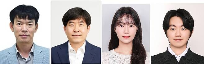 왼쪽부터 박수진 교수, 이상민 교수, 통합과정 고수민·이형석 씨