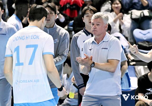 대한항공 헤난 달 조토 감독. 한국배구연맹 제공