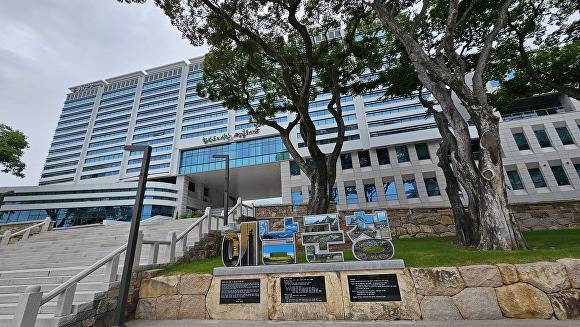 해남군청 청사 전경 이다. [사진=해남군청]