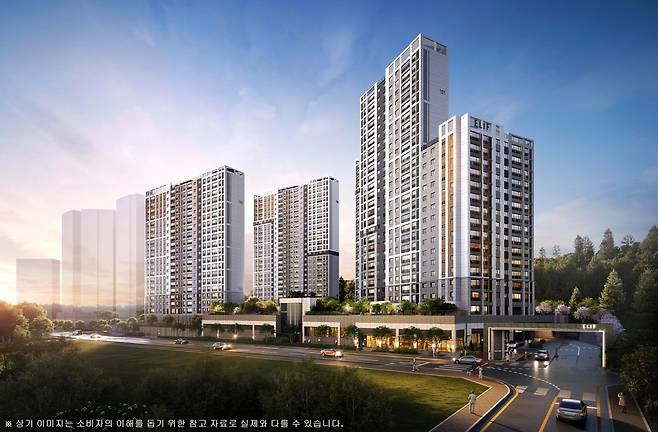 ‘엘리프 창원’ 투시도.[계룡그룹 KR산업 제공]