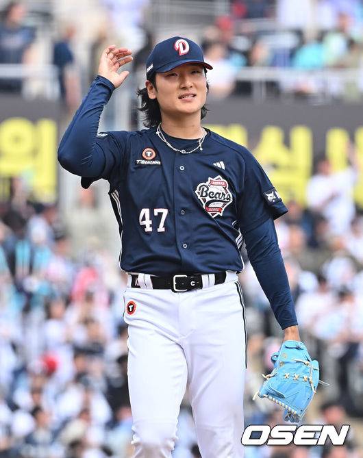[OSEN=창원, 이석우 기자] 두산 베어스 곽빈 113 2026.03.29 / foto0307@osen.co.kr