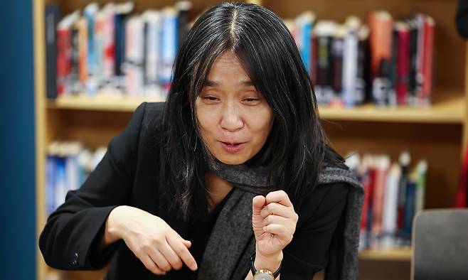 한강 작가. 연합뉴스