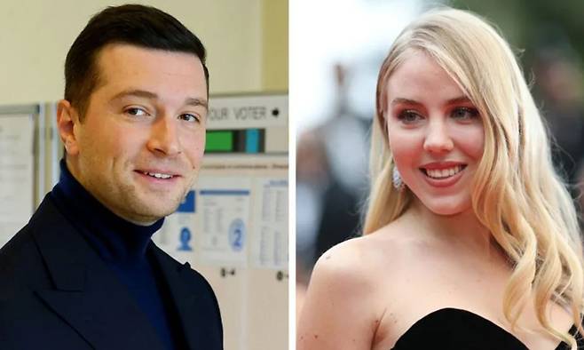 조르당 바르델라 프랑스 RN 대표(왼쪽)와 이탈리아에서 ‘공주’로 불리는 마리아&nbsp;카롤리나. EPA연합뉴스