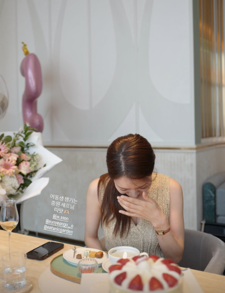 박은영 인스타그램 스토리 캡처.