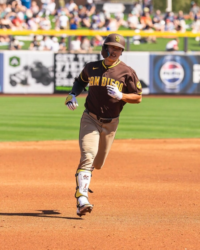 샌디에이고 송성문이 10일 마이너리그 재활경기에서 무안타에 그쳤다. 샌디에이고 SNS