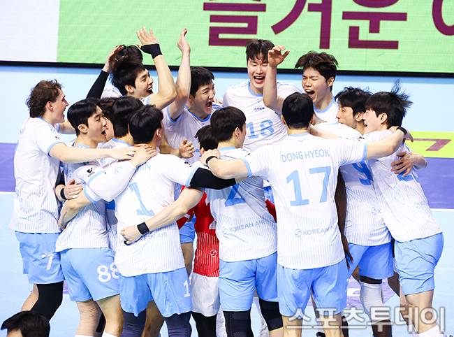 대한항공 선수단 / 사진=DB