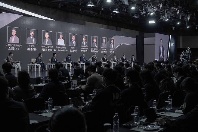 지난 9일 서울 중구 신라호텔에서 열린 '2026&nbsp;CEO&nbsp;인베스터&nbsp;데이' 질의응답&nbsp;세션&nbsp;전경./기아