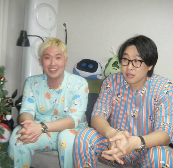 개그맨 이용주(오른쪽). 이용주 SNS 캡처.