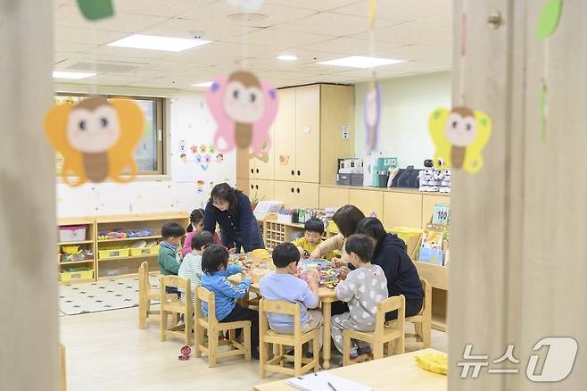 '양천형 밤샘 긴급돌봄 어린이집' 보육실 모습.(양천구 제공)
