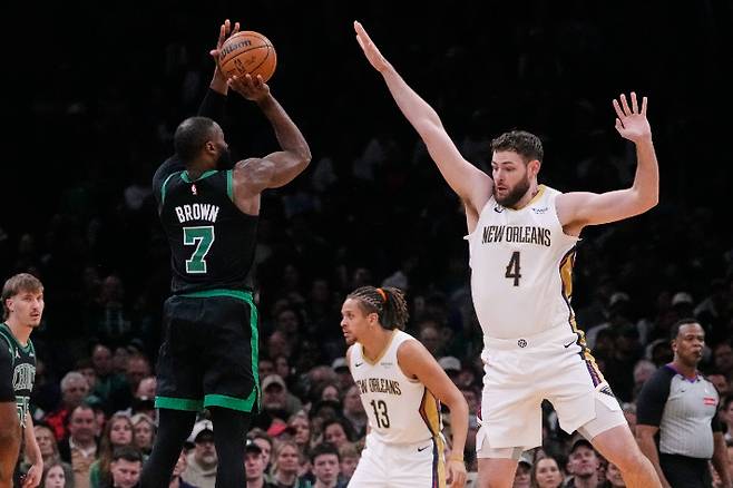 보스턴 셀틱스 제일런 브라운의 슈팅. 연합뉴스