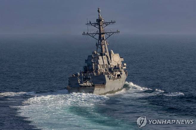 미 구축함(기사와 관련 없음) [미해군/로이터 연합뉴스 자료사진 재판매 및 DB 금지]