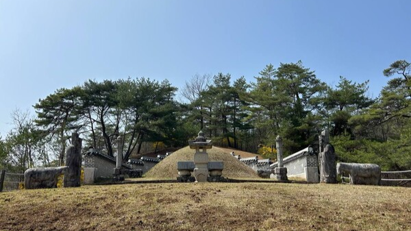 지난 11일 찾은 강원 영월 장릉 모습. 단종(재위 1452∼1455)의 능인 장릉은 1457년 단종이 세상을 떠나자 영월호장 엄흥도가 시신을 몰래 거두어 가매장한 것으로 전하며 1698년 왕의 신분으로 회복된 이후 지금의 모습을 갖추게 됐다. 연합뉴스