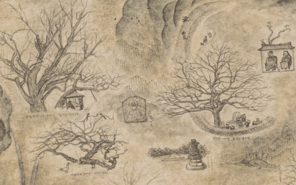 이가영 작. '김해의 나무'(2021) 부분.&nbsp; /경남도립미술관