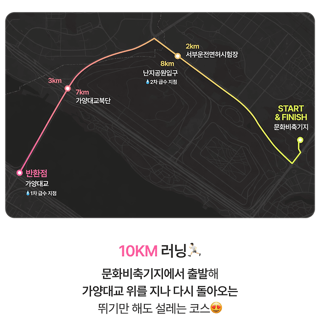 하트시그널 러닝 페스타 10km 코스