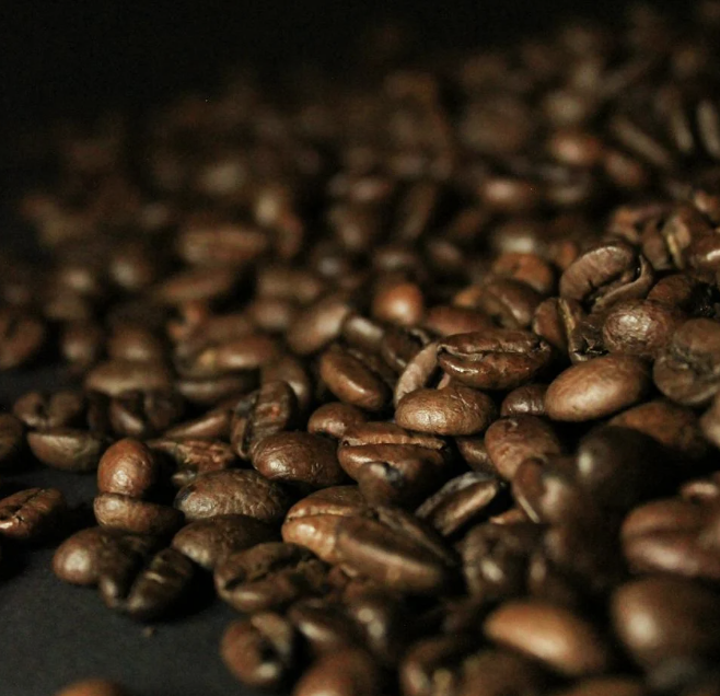 커피 콩. 펙셀스