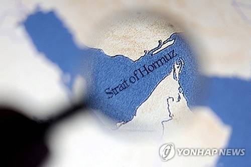 호르무즈해협 지도 일러스트레이션. 로이터 연합뉴스