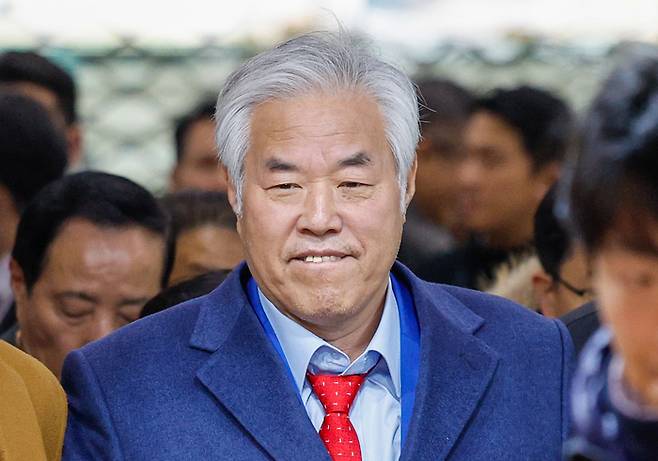 서울서부지법 난동 사태의 배후로 지목돼 구속된 전광훈 사랑제일교회 목사 [뉴스1]