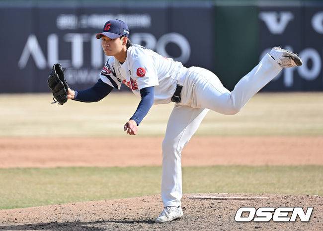 [OSEN=부산, 이석우 기자] 롯데 자이언츠 홍민기 / foto0307@osen.co.kr